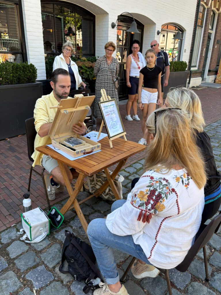 live karikatuur